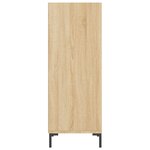 vidaXL Buffet chêne sonoma 34 5x32 5x90 cm bois d'ingénierie