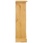 vidaXL Bibliothèque 3 niveaux Gamme Corona Pin mexicain 81x29x100 cm