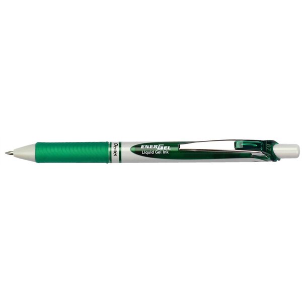 Stylo roller à encre gel EnerGel BL77 Eco  vert PENTEL