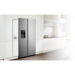 Hisense RS650N4AD1 - Réfrigérateur américain - 474L (332L + 142L) - froid ventilé total - classe A+ - L91cm x H179cm - Silver