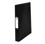 Classeur 2 anneaux 30 mm polypropylène Opaque rigide - A4 maxi, noir EXACOMPTA