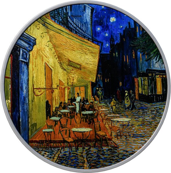 Pièce de monnaie en Argent - Cuivre 2000 Francs g 62.2 (2 oz) Millésime 2025 CAFE TERRACE AT NIGHT (PRÉCOMMANDE)