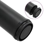 vidaXL 4 pieds de table réglables en hauteur 870 mm Noir