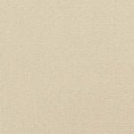 vidaXL Canapé 2 places Crème 120 cm Tissu