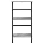 vidaXL Étagère Gris Sonoma 40 x 29 5 x 81 cm Bois d'ingénierie