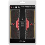 PNY XLR8 - Mémoire PC RAM - 32Go (2 x 16Go) - 3200 MHz - DDR4 - CAS 16 (MD32GK2D4320016XR)