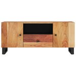 vidaXL Meuble TV 105x33 5x46 cm bois d'acacia solide et d'ingénierie