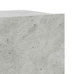 vidaXL Ensemble de meubles TV 4 Pièces Gris béton Bois d'ingénierie