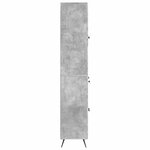 vidaXL 2 Pièces Gris béton