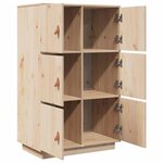 vidaXL Buffet haut 67x40x108 5 cm Bois massif de pin