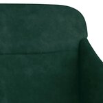 vidaXL Banc Vert foncé 110x76x80 cm Velours