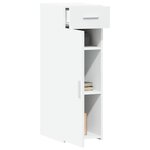 vidaXL Buffet blanc 30x42 5x93 cm bois d'ingénierie