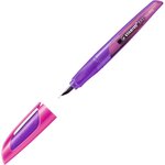 Stylo-plume EASYbuddy plume L spéciale gaucher rose/violet STABILO