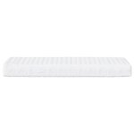 vidaXL Lit de jour avec matelas gris clair 90x200 cm tissu