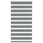 vidaXL Store zèbre gris foncé largeur du tissu 75 9 cm polyester