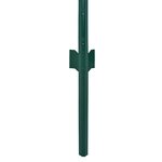vidaXL Clôture en grillage métallique avec poteaux Acier 25x1 5 m Vert