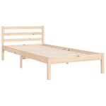 vidaXL Cadre de lit sans matelas 100x200 cm bois massif