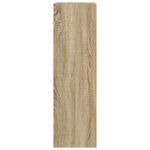 vidaXL Support de Plante 2 pièces Chêne Sonoma 30 x 30 x 100 cm