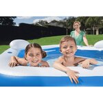 Bestway piscine pour enfants bleu 213 x 207 x 69 cm 54153