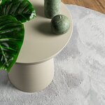 vidaXL Tapis HUARTE à poils courts doux et lavable gris Ø 80 cm