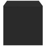 vidaXL Meuble TV Noir 100 x 40 x 40 cm Aggloméré