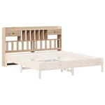 vidaXL Tête de lit avec rangement 200 cm bois massif de pin