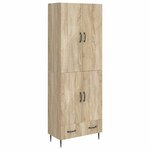 vidaXL Ensemble de Meubles 2 Pièces 66 x 34 5 x 95 cm Bois d'ingénierie