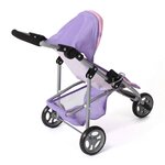 Bayer Chic 2000 612-96 - Poupées Jogging-Buggy LOLA Cœur violet-rose