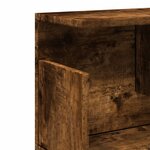 vidaXL Armoire murale 80x20x30 cm chêne fumé bois d'ingénierie