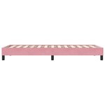vidaXL Cadre de lit sans matelas rose 100x220 cm velours
