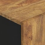 vidaXL Buffet haut avec tiroir 60x33x100cm bois massif manguier et fer