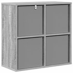 vidaXL Buffet Gris Sonoma 59 5 x 27 x 57 cm