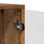 vidaXL Haut Armoire Bois Ancien 68 x 37 x 142 cm Bois d'ingénierie