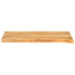 vidaXL Dessus de table à bord vivant 70x20x3 8 cm bois massif manguier