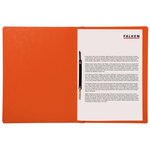 Chemise En Carte À Lamelle A4 - Orange - X 100 - Falken