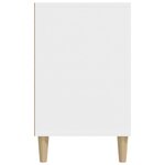 vidaXL Armoire à chaussures Blanc 102x36x60 cm Bois d'ingénierie
