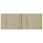 vidaXL Meuble TV Chêne sonoma 80x30x30 cm Bois d’ingénierie