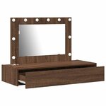 vidaXL Table de Toilette Marron 100 x 40 x 70 cm Bois d'ingénierie