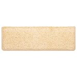 vidaXL Tapis d'escalier 10 Pièces 65x21x4 cm Marron