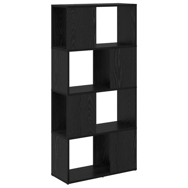 vidaXL Étagère Chêne noir Bois d'ingénierie 60 x 24 x 124 cm