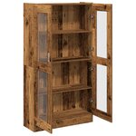 vidaXL Buffet haut vieux bois 82 5x30 5x150 cm bois d'ingénierie