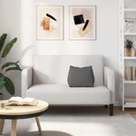 vidaXL Coussin de Dos Gris foncé 45 x 20 x 35 cm tissu