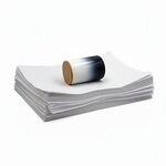 Pack and Move - Lot 100 feuilles papier de soie - 32 5 x 60 cm - Blanc - Emballage cadeau décoration anniversaire mariage