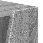 vidaXL Étagère latérale Gris Sonoma 33 x 32 x 70 5 cm