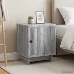 vidaXL Cabinet de chevet 2 Pièces Sonoma gris 43 x 34 5 x 50 cm