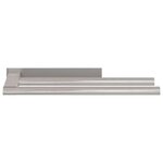 vidaXL Porte-serviettes Argent 40 x 9 x 4 cm Acier inoxydable