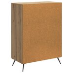 vidaXL Buffet Chêne artisanal 66 x 34 5 x 90 cm Bois d'ingénierie