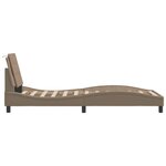 vidaXL Cadre de lit avec tête de lit Cappuccino 80x200 cm Similicuir