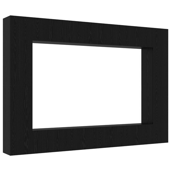 vidaXL Ensemble de meubles TV mural en bois d'ingénierie chêne noir - 12 pièces