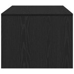 Table basse en chêne noir 102x55x43 5 cm en bois reconstitué